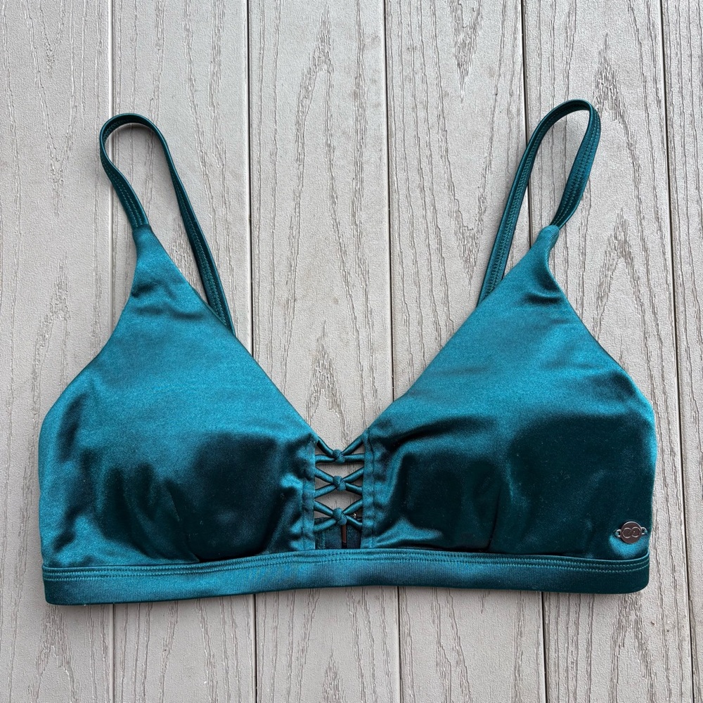 Calia SEA GREEN SHINE l Women's Swim Top